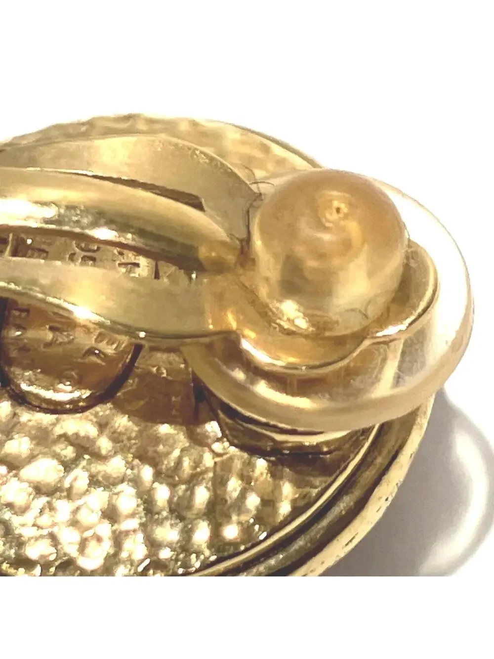 Chanel Cc Logo Clip-On Earrings Metal #327513C61B